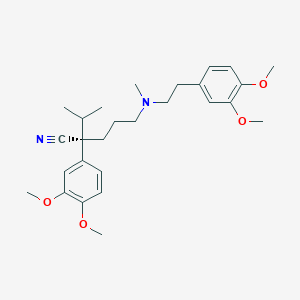 molecular formula C27H39ClN2O4 B1219952 (S)-Verapamil hydrochloride CAS No. 36622-29-4