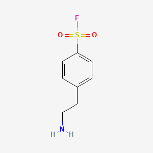molecular formula C8H10FNO2S B1219955 4-(2-Aminoethyl)benzenesulfonyl fluoride CAS No. 34284-75-8
