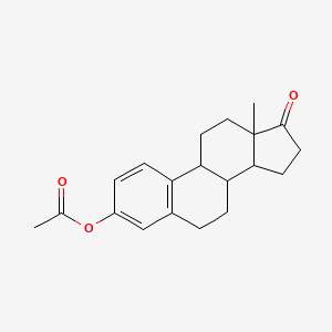 molecular formula C20H24O3 B1219957 estrone acetate 
