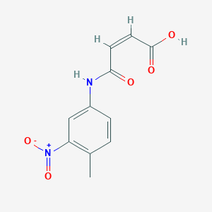 molecular formula C11H10N2O5 B12199599 4-((4-Methyl-3-nitrophenyl)amino)-4-oxobut-2-enoic acid 