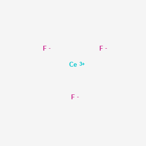 molecular formula CeF3 B1219967 Cerium fluoride CAS No. 7758-88-5