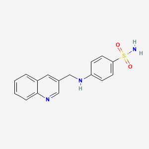 4-((3-Quinolinylmethyl)amino)benzenesulfonamide