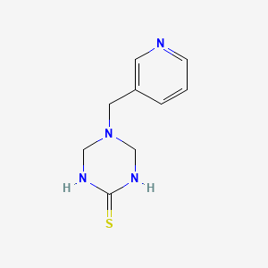 5-(3-Pyridinylmethyl)-1,3,5-triazinane-2-thione