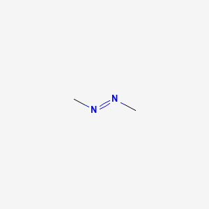 molecular formula C2H6N2 B1219989 Azomethane CAS No. 503-28-6