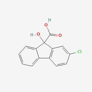 molecular formula C14H9ClO3 B1219998 Chlorflurecol CAS No. 2464-37-1