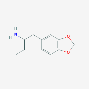 molecular formula C11H15NO2 B012200 1-(3,4-Methylenedioxyphenyl)-2-butanamine CAS No. 107447-03-0