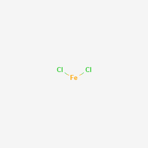 molecular formula FeCl2<br>Cl2Fe B1220007 Ferrous chloride CAS No. 7758-94-3