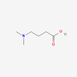 molecular formula C6H13NO2 B1220010 4-(Dimethylamino)butanoic acid CAS No. 693-11-8