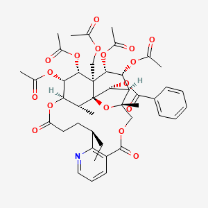 molecular formula C44H51NO17 B1220025 Cassinine CAS No. 62948-58-7