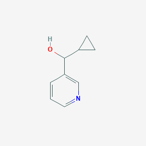 molecular formula C9H11NO B122007 alpha-Cyclopropyl-3-pyridinemethanol CAS No. 155047-86-2