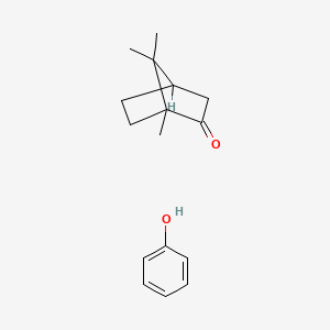 molecular formula C16H22O2 B1220086 Campho-phenique CAS No. 8002-06-0