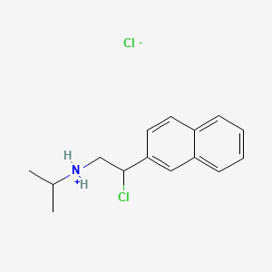 molecular formula C15H19Cl2N B1220091 beta-Chloro-N-isopropyl-2-naphthaleneethanamine hydrochloride CAS No. 20794-96-1