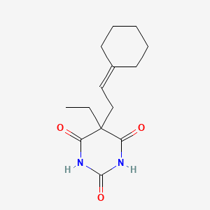 molecular formula C14H20N2O3 B1220092 5-(2-Cyclohexylidene-ethyl)-5-ethylbarbiturate CAS No. 22173-64-4