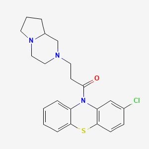molecular formula C22H24ClN3OS B1220098 阿扎氯嗪 CAS No. 49864-70-2