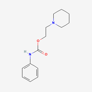 Phenyl-carbamic acid 2-piperidin-1-yl-ethyl ester