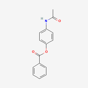 molecular formula C15H13NO3 B12201037 p-Hydroxyacetanilide benzoate 