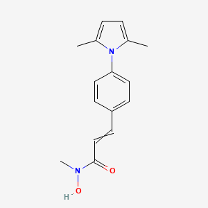 2-Propenamide,3-[4-(2,5-dimethyl-1H-pyrrol-1-yl)phenyl]-N-hydroxy-N-methyl-, (2E)-