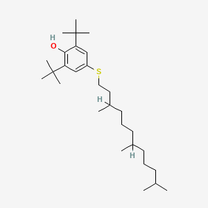 2,6-Bis(1,1-dimethylethyl)-4-((3,7,11-trimethyldodecyl)thio)phenol