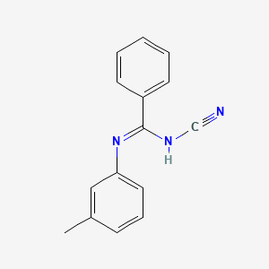 N-(3-Methylphenyl)-N'-cyanobenzamidine