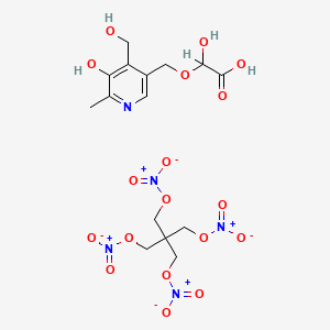 molecular formula C15H21N5O18 B1220139 Myocoril CAS No. 88803-36-5