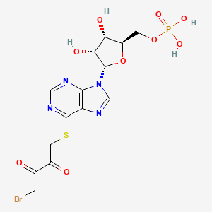 6-(6-(4-Bromo-2,3-dioxobutyl)thio)deaminoadenosine 5'-monophosphate