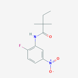 N-(2-fluoro-5-nitrophenyl)-2,2-dimethylbutanamide