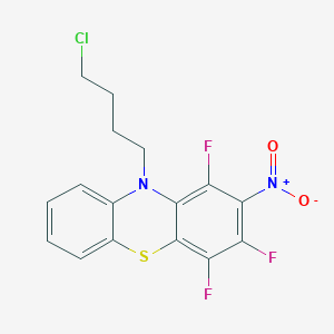 10-(4-Chlorobutyl)-1,3,4-trifluoro-2-nitrophenothiazine