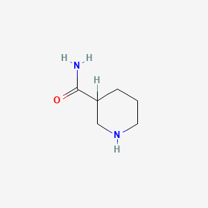 molecular formula C6H12N2O B1220166 Nipecotamide CAS No. 4138-26-5