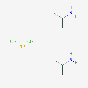 molecular formula C6H18Cl2N2Pt B1220168 cis-Bis(isopropylammine)dichloroplatinum(II) CAS No. 41637-05-2