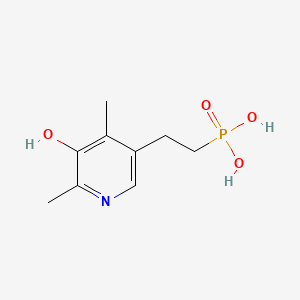 molecular formula C9H14NO4P B1220171 Pyridoxal phosphonate CAS No. 32453-95-5