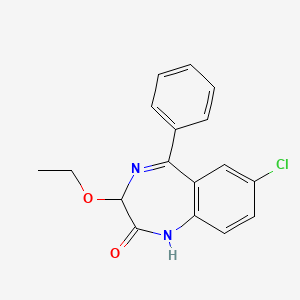 2H-1,4-Benzodiazepin-2-one, 7-chloro-3-ethoxy-1,3-dihydro-5-phenyl-