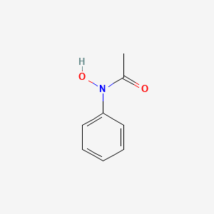 molecular formula C8H9NO2 B1220185 N-Hydroxy-N-phenylacetamide CAS No. 1795-83-1