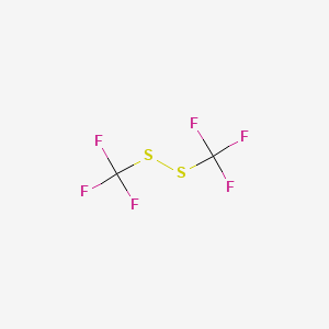 molecular formula C2F6S2 B1220189 Bis(trifluoromethyl)disulfide CAS No. 372-64-5