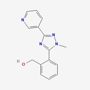 molecular formula C15H14N4O B1220190 Fepitrizol CAS No. 53415-46-6