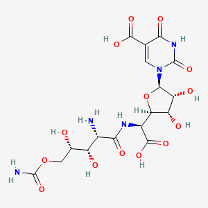 molecular formula C17H23N5O14 B1220197 Polyoxin d CAS No. 22976-86-9