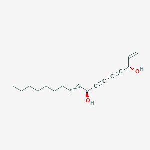 molecular formula C17H24O2 B1220198 1,9-Heptadecadiene-4,6-diyne-3,8-diol, (3S,8S,9Z)- 