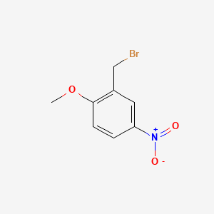 molecular formula C8H8BrNO3 B1220200 2-(Bromomethyl)-1-methoxy-4-nitrobenzene CAS No. 3913-23-3