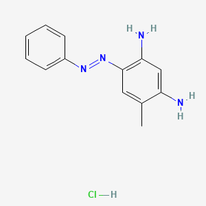 molecular formula C13H15ClN4 B1220201 Chrysoidine R CAS No. 4438-16-8