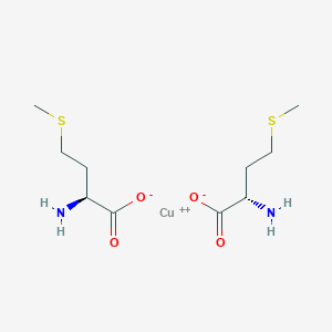 molecular formula C10H20CuN2O4S2 B1220204 Bis(L-methioninato-N,O)copper CAS No. 13985-65-4