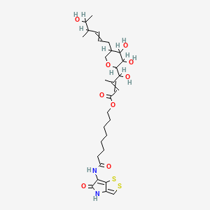 molecular formula C30H44N2O9S2 B1220206 Thiomarinol A 
