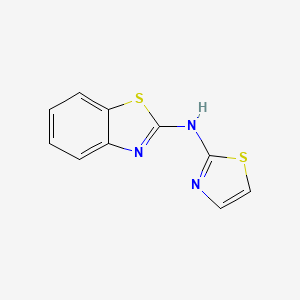 molecular formula C10H7N3S2 B12202186 N-(1,3-thiazol-2-yl)-1,3-benzothiazol-2-amine 
