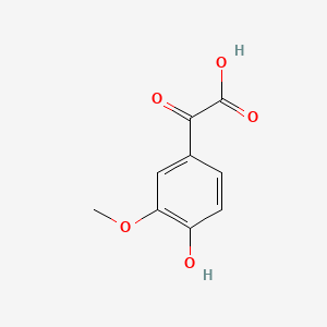 molecular formula C9H8O5 B1220248 2-(4-Hydroxy-3-methoxyphenyl)-2-oxoacetic acid CAS No. 2021-40-1