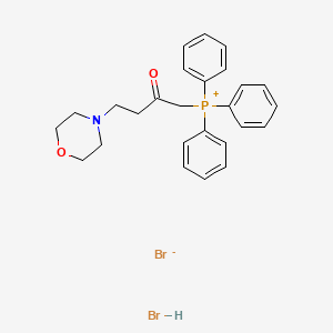 molecular formula C26H30Br2NO2P B1220264 Ombtp CAS No. 64502-92-7