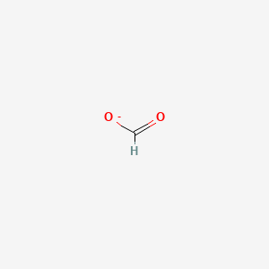 molecular formula CHO2(−)<br>CHO2- B1220265 Formate CAS No. 71-47-6