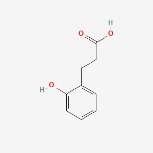 molecular formula C9H10O3 B1220266 Melilotic acid CAS No. 495-78-3