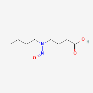 molecular formula C8H16N2O3 B1220270 Butyl(3-carboxypropyl)nitrosamine CAS No. 38252-74-3