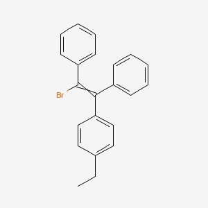 molecular formula C22H19Br B1220278 (E)-Broparestrol CAS No. 479-68-5