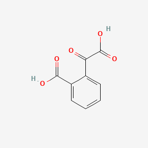 molecular formula C9H6O5 B1220283 2-(Carboxycarbonyl)benzoic acid CAS No. 528-46-1