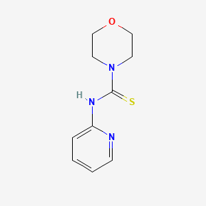 molecular formula C10H13N3OS B12202830 N-(pyridin-2-yl)morpholine-4-carbothioamide CAS No. 59180-91-5
