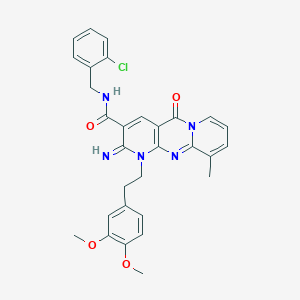 molecular formula C30H28ClN5O4 B12202842 C30H28ClN5O4 